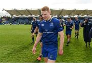 7 April 2018; Gavin Mullin of Leinster following the Guinness PRO14 Round 19 match between Leinster and Zebre at the RDS Arena in Dublin. Photo by Ramsey Cardy/Sportsfile