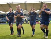 7 April 2018; Leinster players acknowledge supporters following the Guinness PRO14 Round 19 match between Leinster and Zebre at the RDS Arena in Dublin. Photo by Sam Barnes/Sportsfile