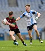 7 April 2018; Adam Loughran of St Ronan's College in action against Eoghan McLaughlin of Rice College during the Masita GAA All Ireland Post Primary Schools Hogan Cup Final match between Rice College Westport and St Ronan's College Lurgan at Croke Park in Dublin. Photo by Piaras Ó Mídheach/Sportsfile