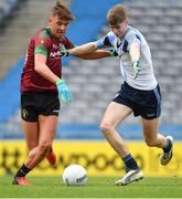 7 April 2018; Eoin McConville of St Ronan's College in action against Rory Brickenden of Rice College during the Masita GAA All Ireland Post Primary Schools Hogan Cup Final match between Rice College Westport and St Ronan's College Lurgan at Croke Park in Dublin. Photo by Piaras Ó Mídheach/Sportsfile