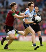 7 April 2018; Patrick Chambers of Rice College in action against Jack Lenehan of St Ronan's College during the Masita GAA All Ireland Post Primary Schools Hogan Cup Final match between Rice College Westport and St Ronan's College Lurgan at Croke Park in Dublin. Photo by Piaras Ó Mídheach/Sportsfile