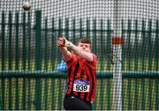 8 April 2018; Sean Mockler of Moycarkey Coolcroo A.C. Co Tipperary, competing in the U19 Men's Hammer Event during the Irish Life Health National Spring Throws at Templemore in Co. Tipperary. Photo by Sam Barnes/Sportsfile