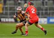 8 April 2018; Jenny Clifford of Kilkenny in action against Leanne O'Sullivan of Cork during the Littlewoods Ireland Camogie League Division 1 Final match between Kilkenny and Cork at Nowlan Park in Kilkenny. Photo by Piaras Ó Mídheach/Sportsfile