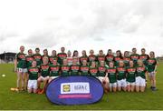 8 April 2018; The Mayo team prior to the Lidl Ladies Football National League Division 1 Round 5 match between Mayo and Monaghan at Swinford Amenity Park in Kiltimagh Road, Swinford, Co. Mayo. Photo by Eóin Noonan/Sportsfile