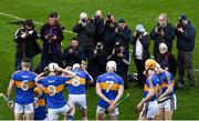 8 April 2018; Tipperary players prepare for their team photograph prior to the Allianz Hurling League Division 1 Final match between Kilkenny and Tipperary at Nowlan Park in Kilkenny. Photo by Stephen McCarthy/Sportsfile