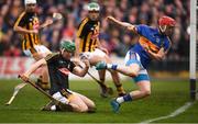 8 April 2018; Eoin Murphy of Kilkenny in action against Willie Connors of Tipperary during the Allianz Hurling League Division 1 Final match between Kilkenny and Tipperary at Nowlan Park in Kilkenny. Photo by Stephen McCarthy/Sportsfile