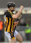 8 April 2018; Walter Walsh of Kilkenny celebrates scoring his side's first goal during the Allianz Hurling League Division 1 Final match between Kilkenny and Tipperary at Nowlan Park in Kilkenny. Photo by Piaras Ó Mídheach/Sportsfile