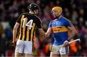 8 April 2018; Walter Walsh of Kilkenny shakes hands with Padraic Maher of Tipperary after the Allianz Hurling League Division 1 Final match between Kilkenny and Tipperary at Nowlan Park in Kilkenny. Photo by Piaras Ó Mídheach/Sportsfile