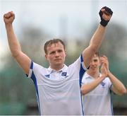 8 April 2018; Luke Madeley of Three Rock Rovers celebrates following the Men's Irish Senior Cup Final match between Three Rock Rovers and Pembroke Wanderers at the National Hockey Stadium in UCD, Dublin. Photo by David Fitzgerald/Sportsfile