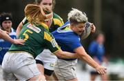 8 April 2018; Niamh Fitzgerald of St Mary's RFC is tackled by Sarah Cranley of Suttonians RFC during the Womens Division 1 League Final match between St Marys RFC and Railyway Union at Naas RFC in Naas, Co. Kildare. Photo by Ramsey Cardy/Sportsfile