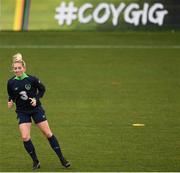 9 April 2018; Megan Connolly during Republic of Ireland training at Tallaght Stadium in Tallaght, Dublin. Photo by Stephen McCarthy/Sportsfile