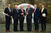 9 April 2018: Club legends, from left, Eoin Larkin of James Stephens, Billy Morgan of Nemo Rangers, Coman Goggins of Ballinteer St Johns and Aaron Kernan of Crossmaglen Rangers, with John Murphy, Chairperson, GAA Infrastructure committee, and Uachtarán Chumann Lúthchleas Gael John Horan, at the launch of the inaugural AIB GAA Club Player Awards. The awards ceremony will be the first of its kind in the club championship to recognise the top performing club players and to celebrate their hard work, commitment and individual achievements at a national level. The awards ceremony will take place in Croke Park, on Saturday 21st April. For exclusive content and to see why AIB are backing Club and County follow us @AIB_GAA on Twitter, Instagram, Snapchat, Facebook and AIB.ie/GAA. Photo by Ramsey Cardy/Sportsfile
