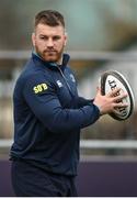 9 April 2018; Sean O'Brien during Leinster Rugby squad training at Energia Park in Donnybrook, Dublin. Photo by David Fitzgerald/Sportsfile