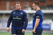 9 April 2018; Sean Cronin, left, and Bryan Byrne during Leinster Rugby squad training at Energia Park in Donnybrook, Dublin. Photo by David Fitzgerald/Sportsfile