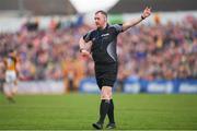 8 April 2018; Referee Alan Kelly during the Allianz Hurling League Division 1 Final match between Kilkenny and Tipperary at Nowlan Park in Kilkenny. Photo by Stephen McCarthy/Sportsfile
