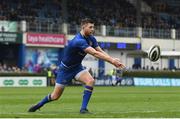 7 April 2018; Ross Byrne of Leinster during the Guinness PRO14 Round 19 match between Leinster and Zebre at the RDS Arena in Dublin. Photo by Ramsey Cardy/Sportsfile