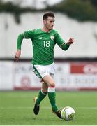 9 April 2018; Shane Elworthy of Ireland during the Colleges & Universities Football League International Friendly match between Ireland and Scotland at Oriel Park, in Dundalk, Co. Louth. Photo by Seb Daly/Sportsfile