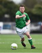 9 April 2018; Jonny Bonner of Ireland during the Colleges & Universities Football League International Friendly match between Ireland and Scotland at Oriel Park, in Dundalk, Co. Louth. Photo by Seb Daly/Sportsfile