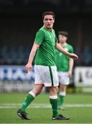 9 April 2018; Alan O'Sullivan of Ireland during the Colleges & Universities Football League International Friendly match between Ireland and Scotland at Oriel Park, in Dundalk, Co. Louth. Photo by Seb Daly/Sportsfile