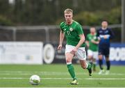 9 April 2018; Shane Daly-Butz of Ireland during the Colleges & Universities Football League International Friendly match between Ireland and Scotland at Oriel Park, in Dundalk, Co. Louth. Photo by Seb Daly/Sportsfile