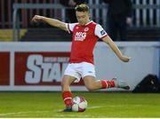 9 April 2018; Darragh Markey of St. Patrick's Athletic during the EA SPORTS Cup Second Round match between St Patrick's Athletic and Dundalk at Richmond Park in Inchicore, Dublin. Photo by Ben McShane/Sportsfile