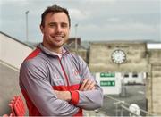 10 April 2018; Tommy Bowe during an Ulster Rugby press conference at Kingspan Stadium in Belfast. Photo by Oliver McVeigh/Sportsfile