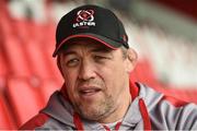 10 April 2018; Ulster Rugby Head Coach Jono Gibbes during an Ulster Rugby press conference at Kingspan Stadium in Belfast. Photo by Oliver McVeigh/Sportsfile