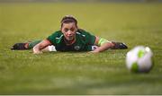 10 April 2018; Katie McCabe of Republic of Ireland during the 2019 FIFA Women's World Cup Qualifier match between Republic of Ireland and Netherlands at Tallaght Stadium in Tallaght, Dublin. Photo by Stephen McCarthy/Sportsfile