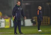 10 April 2018; Republic of Ireland manager Colin Bell reacts during the 2019 FIFA Women's World Cup Qualifier match between Republic of Ireland and Netherlands at Tallaght Stadium in Tallaght, Dublin. Photo by Stephen McCarthy/Sportsfile
