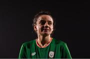 10 April 2018; Leanne Kiernan of Republic of Ireland reacts following the 2019 FIFA Women's World Cup Qualifier match between Republic of Ireland and Netherlands at Tallaght Stadium in Tallaght, Dublin. Photo by Stephen McCarthy/Sportsfile