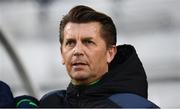 10 April 2018; Republic of Ireland head coach Colin Bell during the 2019 FIFA Women's World Cup Qualifier match between Republic of Ireland and Netherlands at Tallaght Stadium in Tallaght, Dublin. Photo by Stephen McCarthy/Sportsfile