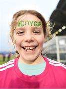 10 April 2018; Stella shearer, age 9, prior to the 2019 FIFA Women's World Cup Qualifier match between Republic of Ireland and Netherlands at Tallaght Stadium in Tallaght, Dublin. Photo by Stephen McCarthy/Sportsfile