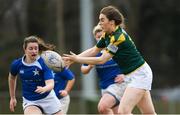 8 April 2018; Action during the Womens Division 1 League Final match between St Marys RFC and Railyway Union at Naas RFC in Naas, Co. Kildare. Photo by Ramsey Cardy/Sportsfile