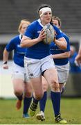 8 April 2018; Paula Fitzpatrick of St Marys RFC during the Womens Division 1 League Final match between St Marys RFC and Railyway Union at Naas RFC in Naas, Co. Kildare. Photo by Ramsey Cardy/Sportsfile
