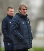 12 April 2018; Republic of Ireland performance analyst Ollie Horgan during the U18s Schools match between Republic of Ireland and Scotland at Home Farm FC in Whitehall, Dublin. Photo by David Fitzgerald/Sportsfile