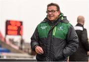 13 April 2018; Connacht head coach Kieran Keane prior to the Guinness PRO14 Round 20 match between Glasgow Warriors and Connacht at Scotstown Stadium in Glasgow, Scotland. Photo by Paul Devlin/Sportsfile