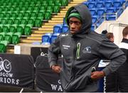 13 April 2018; Niyi Adeolokun of Connacht prior to the Guinness PRO14 Round 20 match between Glasgow Warriors and Connacht at Scotstown Stadium in Glasgow, Scotland. Photo by Paul Devlin/Sportsfile