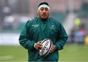 13 April 2018; Bundee Aki of Connacht prior to the Guinness PRO14 Round 20 match between Glasgow Warriors and Connacht at Scotstown Stadium in Glasgow, Scotland. Photo by Paul Devlin/Sportsfile