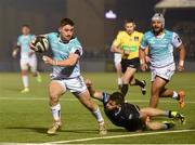 13 April 2018; Caolin blades of Connacht scores his side's second try during the Guinness PRO14 Round 20 match between Glasgow Warriors and Connacht at Scotstoun Stadium in Glasgow, Scotland. Photo by Paul Devlin/Sportsfile