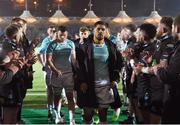 13 April 2018; Connacht captain Jarrad Butler leads his team through the tunnel after the Guinness PRO14 Round 20 match between Glasgow Warriors and Connacht at Scotstoun Stadium in Glasgow, Scotland. Photo by Paul Devlin/Sportsfile