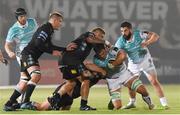 13 April 2018; Jack Carty of Connacht is tackled by Matt Fagerson of Glasgow Warriors during the Guinness PRO14 Round 20 match between Glasgow Warriors and Connacht at Scotstoun Stadium in Glasgow, Scotland. Photo by Paul Devlin/Sportsfile