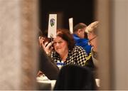 14 April 2018; Helen Collier representing Laois, competing in the table quiz during the All-Ireland Scór Sinsir Finals 2018 at the Clayton Hotel Ballroom & Knocknarea Arena in Sligo IT, Sligo. Photo by Eóin Noonan/Sportsfile