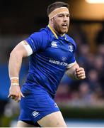 14 April 2018; Sean O'Brien of Leinster during the Guinness PRO14 Round 20 match between Leinster and Benetton Rugby at the RDS Arena in Dublin. Photo by Brendan Moran/Sportsfile