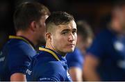 14 April 2018; Jordan Larmour of Leinster following his side's defeat in the Guinness PRO14 Round 20 match between Leinster and Benetton Rugby at the RDS Arena in Dublin. Photo by Ramsey Cardy/Sportsfile