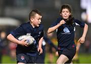 14 April 2018; Action from the Bank of Ireland half-time minis match between Westmanstown RFC and Ardee RFC at the Guinness PRO14 Round 20 match between Leinster and Benetton Rugby at the RDS Arena in Ballsbridge, Dublin. Photo by Seb Daly/Sportsfile