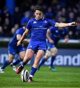 14 April 2018; Joey Carbery of Leinster during the Guinness PRO14 Round 20 match between Leinster and Benetton Rugby at the RDS Arena in Dublin. Photo by Brendan Moran/Sportsfile