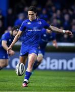 14 April 2018; Joey Carbery of Leinster during the Guinness PRO14 Round 20 match between Leinster and Benetton Rugby at the RDS Arena in Dublin. Photo by Brendan Moran/Sportsfile