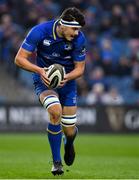 14 April 2018; Max Deegan of Leinster during the Guinness PRO14 Round 20 match between Leinster and Benetton Rugby at the RDS Arena in Dublin. Photo by Brendan Moran/Sportsfile