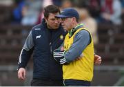 11 March 2018; Clare joint manager Gerry O'Connor, right, with selector Gavin Keary before the Allianz Hurling League Division 1A Round 5 match between Waterford and Clare at Walsh Park in Waterford. Photo by Piaras Ó Mídheach/Sportsfile
