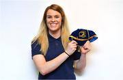 14 April 2018; Susan Vaughan of Railway Union RFC, Dublin, with her Leinster cap at the Leinster Rugby Women’s Cap Presentation & Volunteer of the Year night hosted by Bank of Ireland in Dublin. Photo by Brendan Moran/Sportsfile